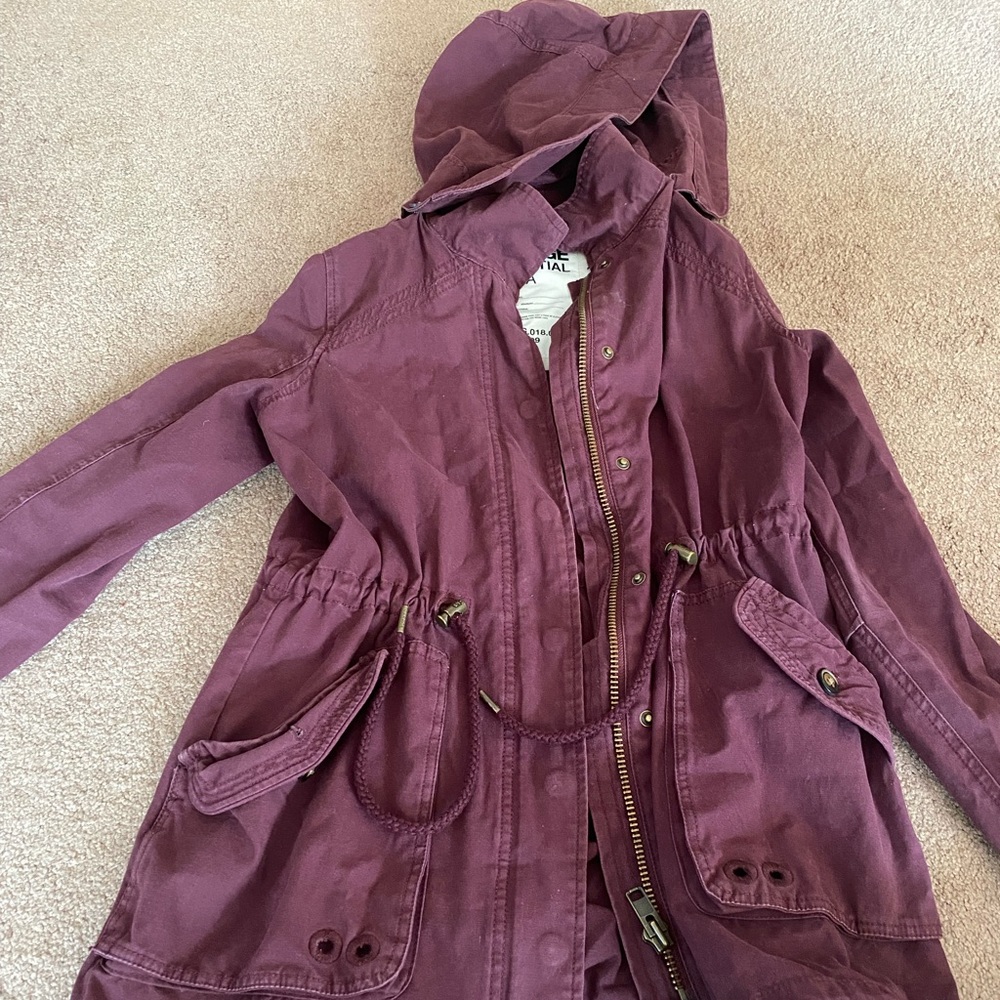 Purple garage jacket
